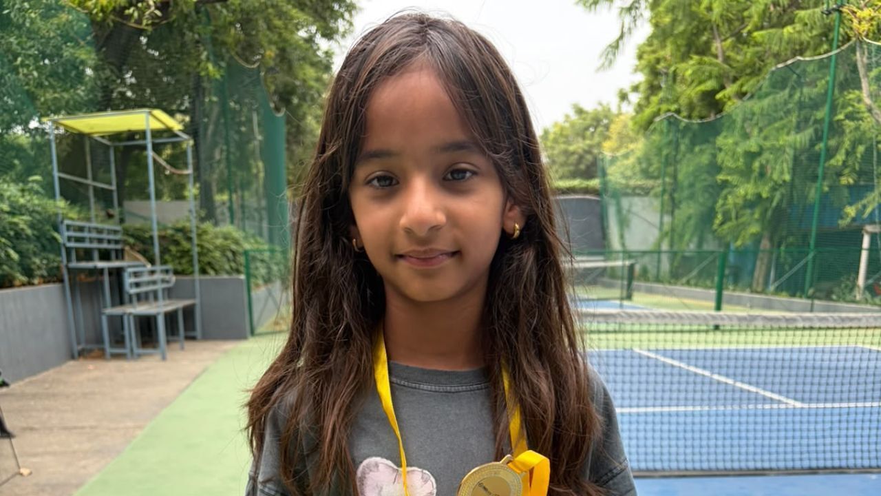 Ruheen Bhasin Wins U12 Girls Singles Title at Haryana State Pickleball Trials