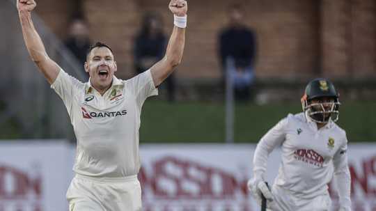 Boland Leads Australia’s Seam Attack on Rain-Shortened Day 2